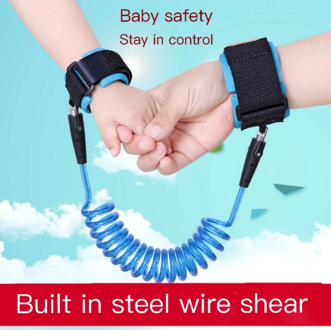 Traction Rope Toddler Baby Kids Safety Harness Cut Continuously Child Leash Anti Lost Wrist Link Traction Rope New Hot