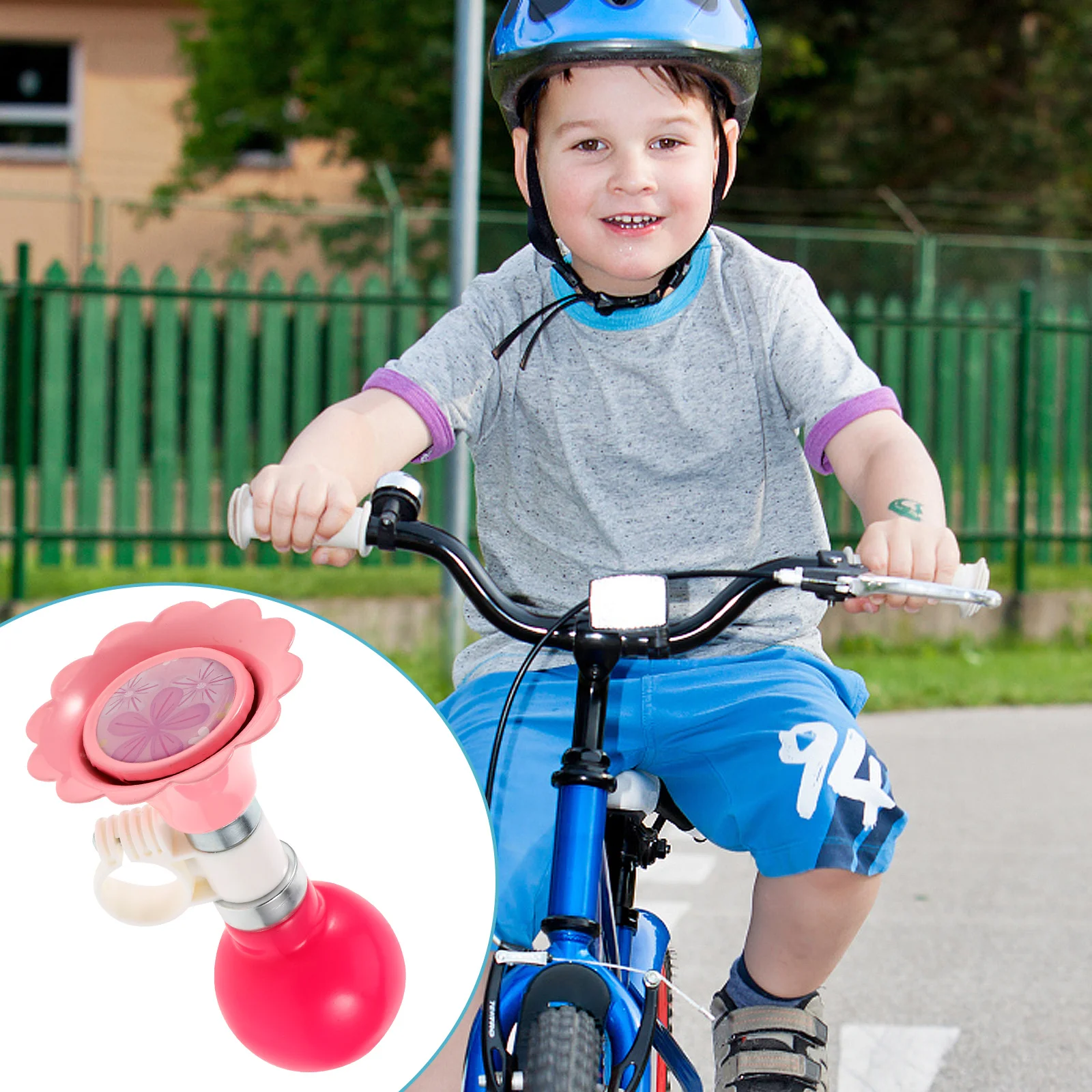 

Bicycle Air Loud Clear Handlebar Horn For Mountain Road Bike Outdoor Cycling Safety Accessory Durable Bike Horn Tool