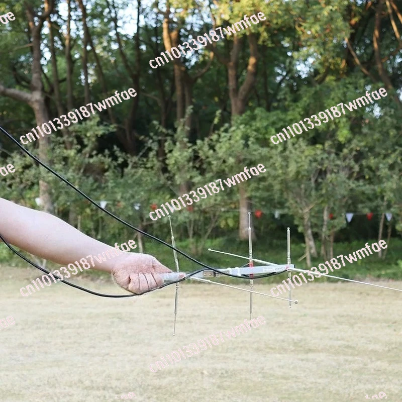 100W  Dual Band UHF/VHF 420–450MHz & 140–150MHz, 7dBi/5dBi Gain with BNC Female Port for Outdoor HAM Use