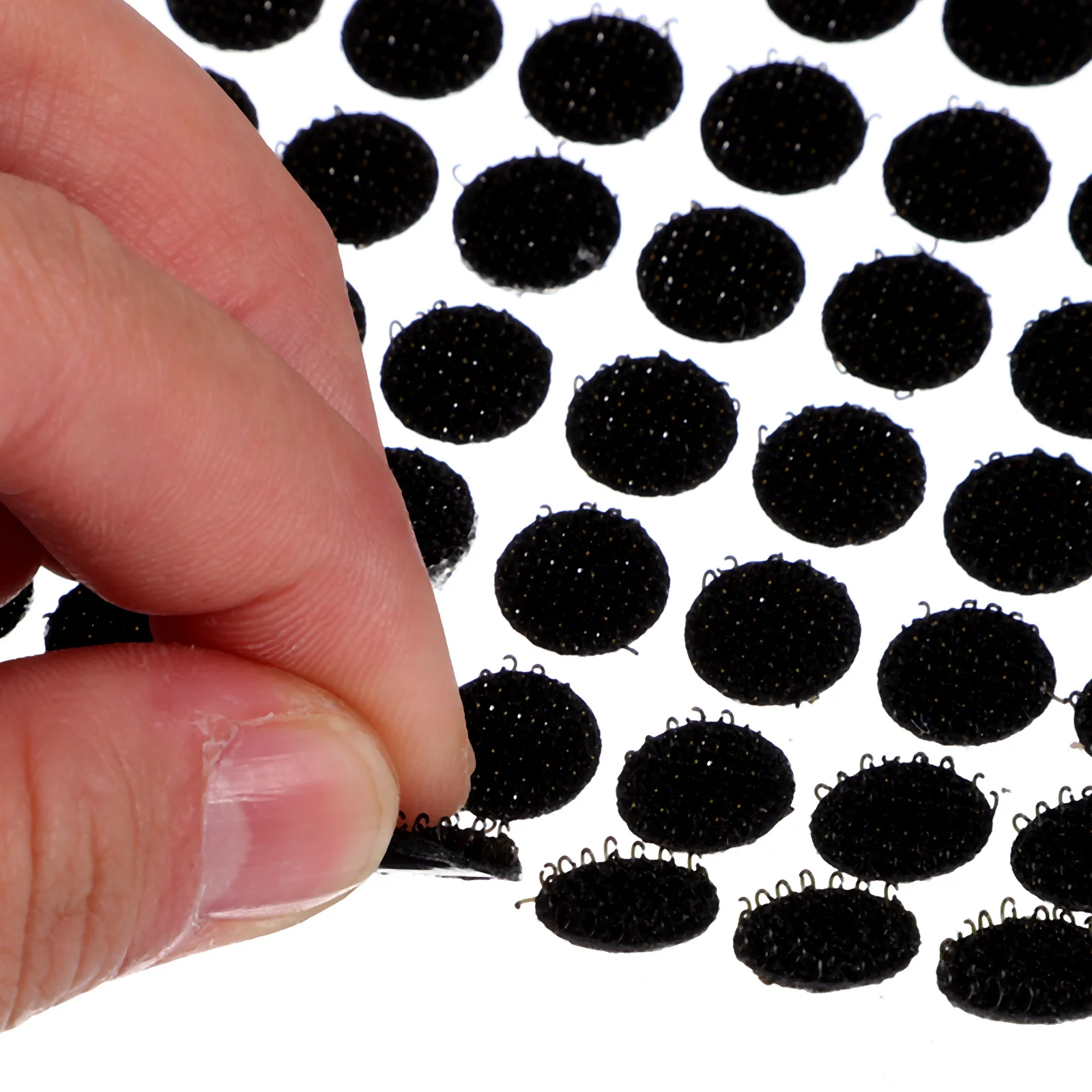 

1000 Pcs Carabiner Adhesive Sticker Blended Grippers Pads Floor Protectors