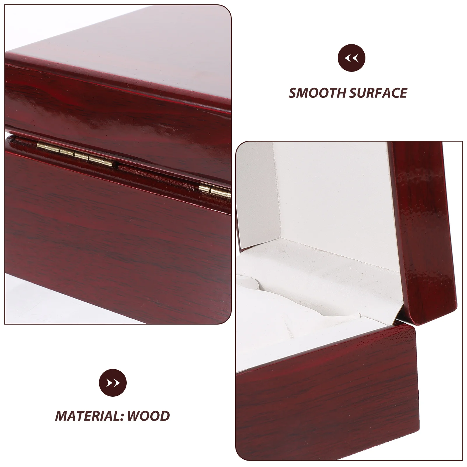 

Red Wooden Watch Display Storage Box For Gift Package Jewelry Bracelet Holder Case Organizer Showcase Container Handmade Watch