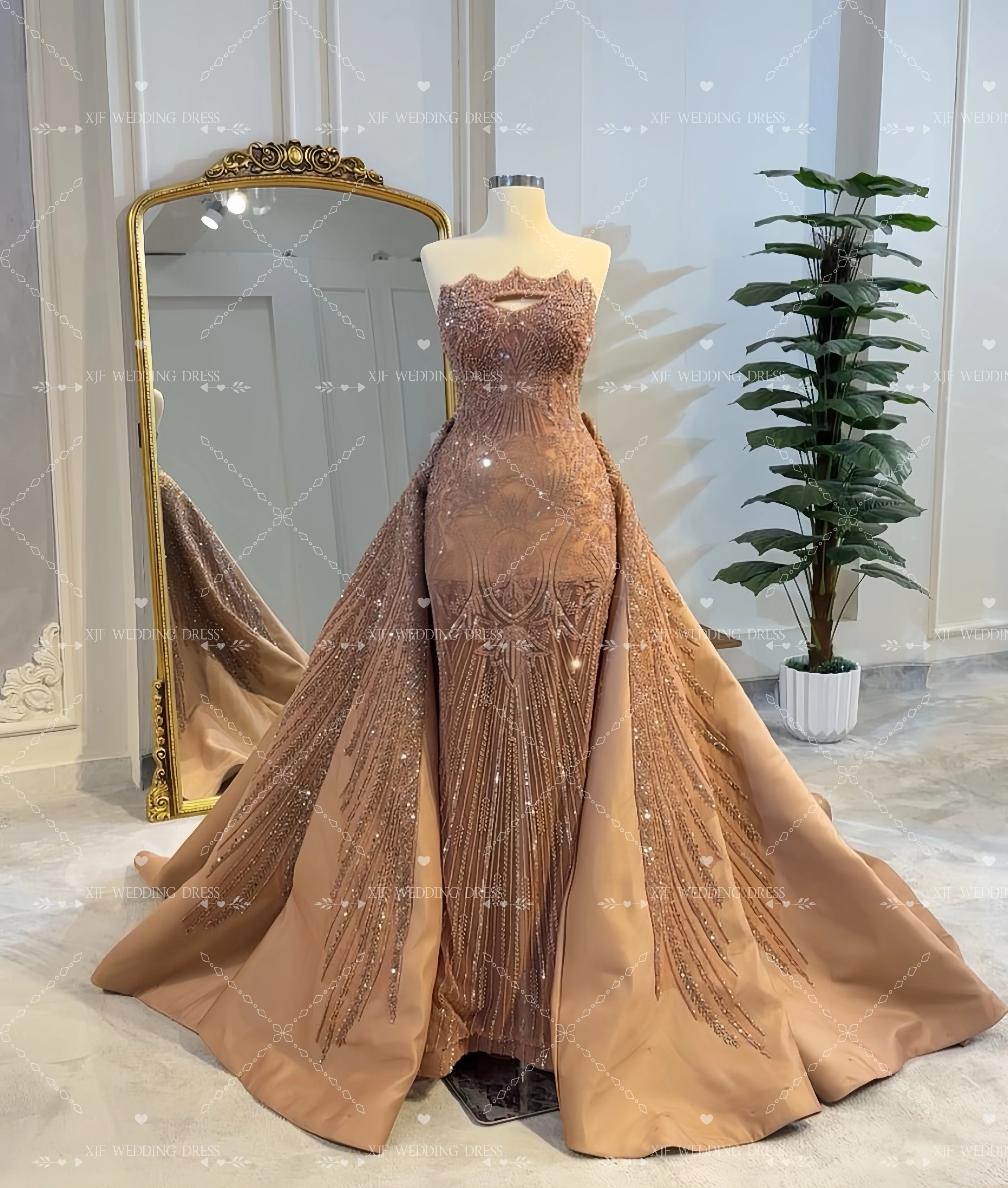 

Customize Wedding Dress Mermaid Detachable Towing weddings dresses Vestidos De Noviaa amanda novias amanda novias official