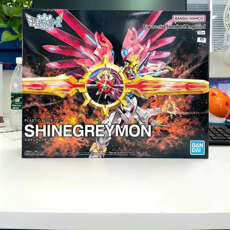 

Original Bandaispirits Figure-rise Standard Amplified Digimon Adventure Shinegreymon Anime Figure Collection Model Toys Gifts