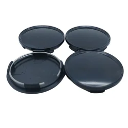 ABS Plastic 63mm Proof Stylish Wheel Hub Center Cap 4 Pcs Black/Silver Fits Various Models Wheels Tires Parts