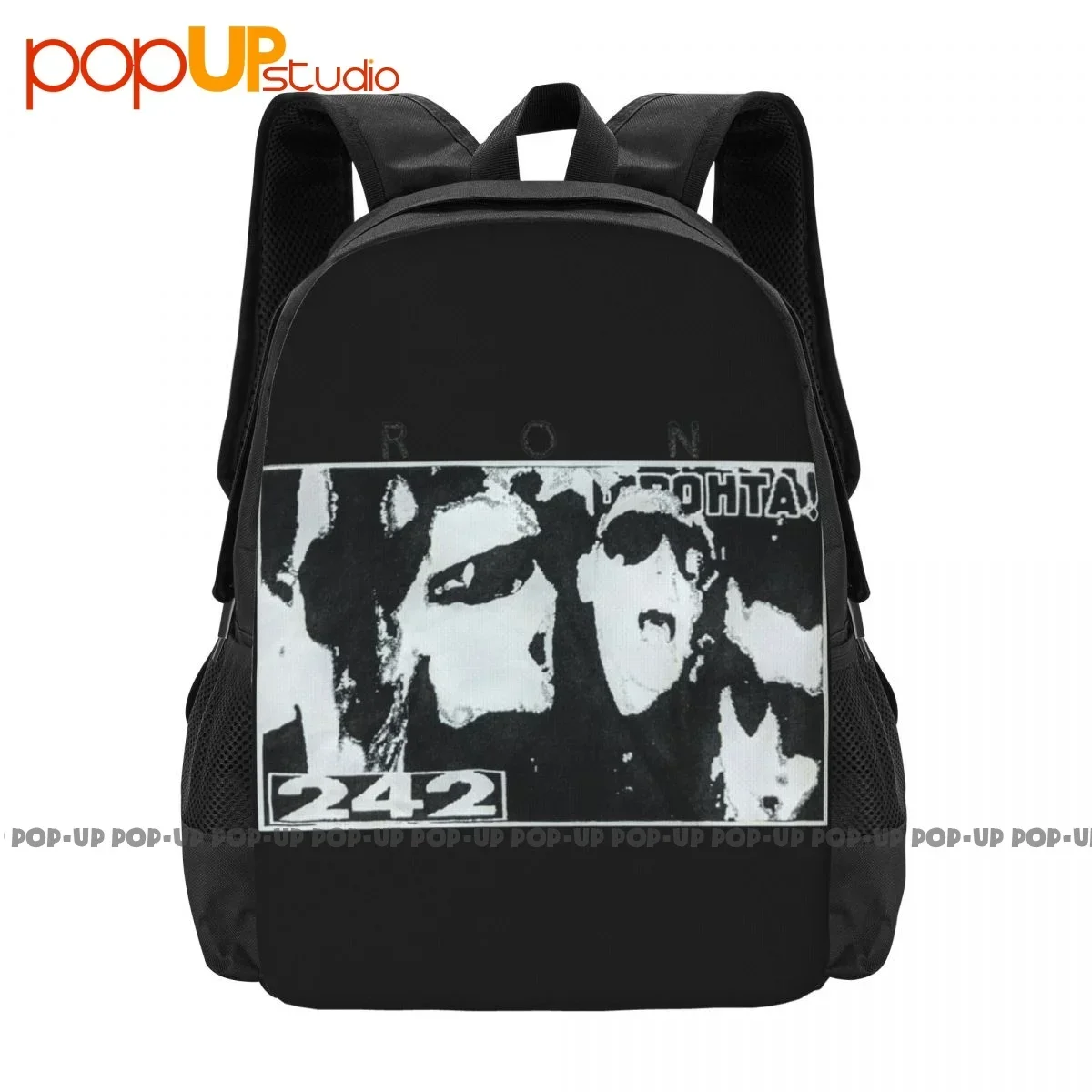 Front 242 Wax Trax Industrial Ebm Medium Backpack Large Capacity Newest Schoolbag Eco Friendly Clothes Backpacks