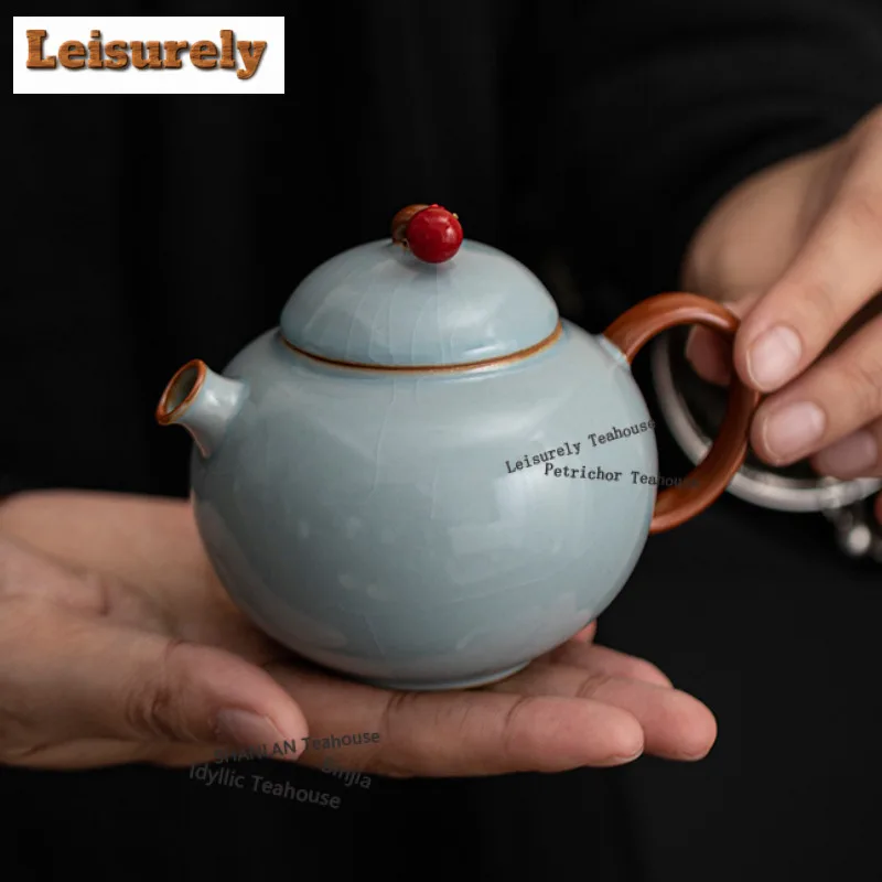 

160 мл чайник Ru в печи, японский чайник, горшок для заварки домашнего чая, чайник с ситечком, цветочный чай, чайные услуги, аксессуары