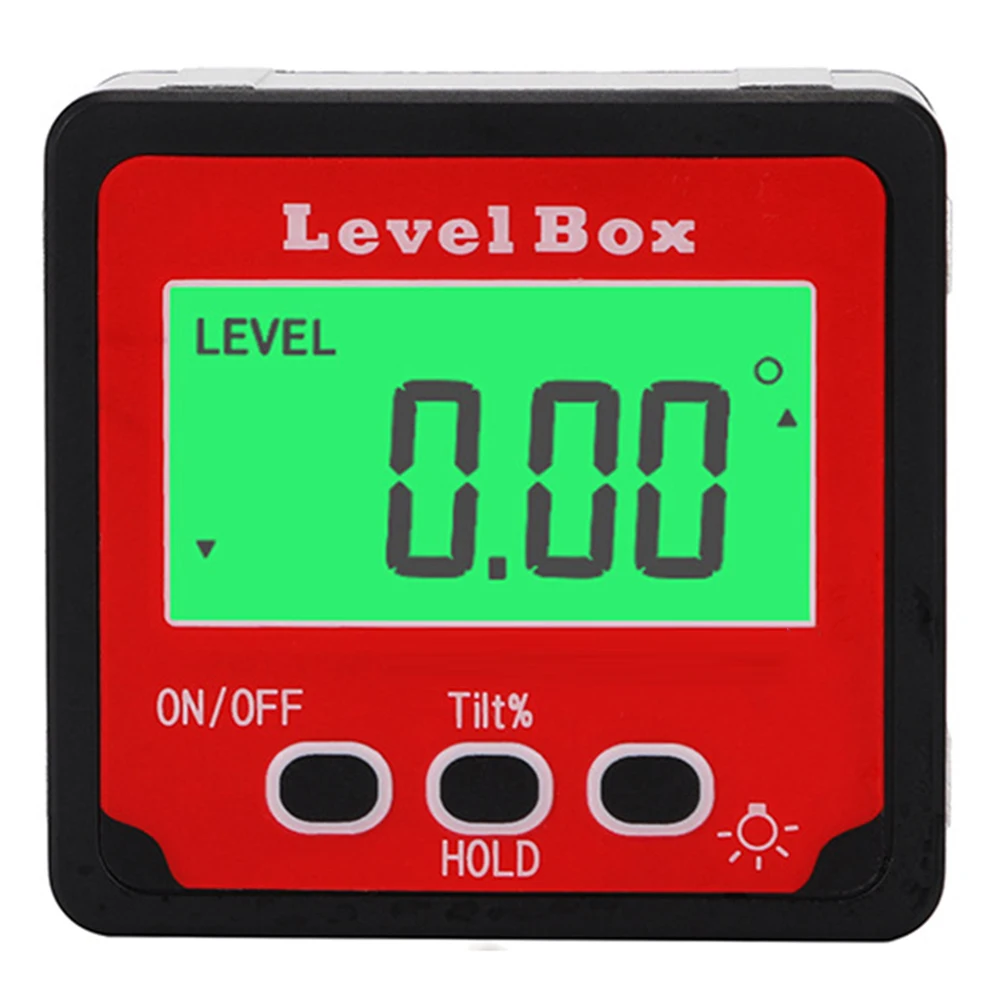 Accurate Digital Level Angle Gauge Meter with Magnetic Functionality for Various Applications Including Woodwork and Auto Repair