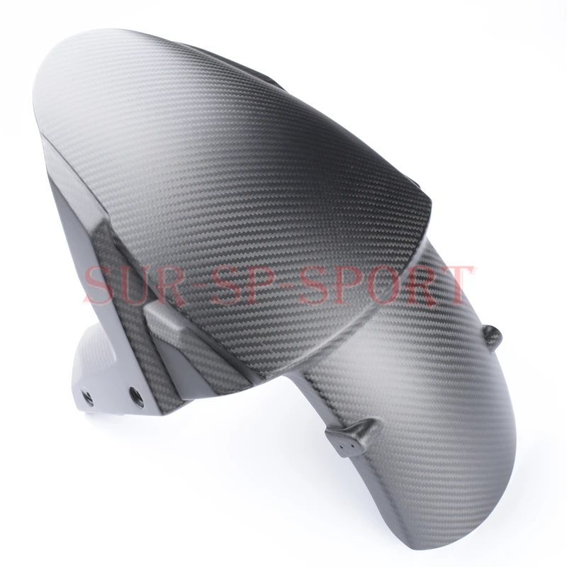 Front Fender Hugger  Tire Mudguard Cover For Kawasaki ZX10R H2 H2R 2016-2021 Full Carbon Fiber 100%