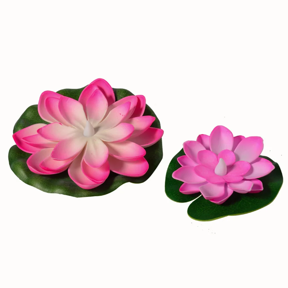 

Светодиодный красочный фонарь в виде лотоса, плавающий светильник для бассейна, электронный светодиодный реалистичный плавающий светильник, забавный светильник для бассейна в форме лотоса для пруда, реки, сада