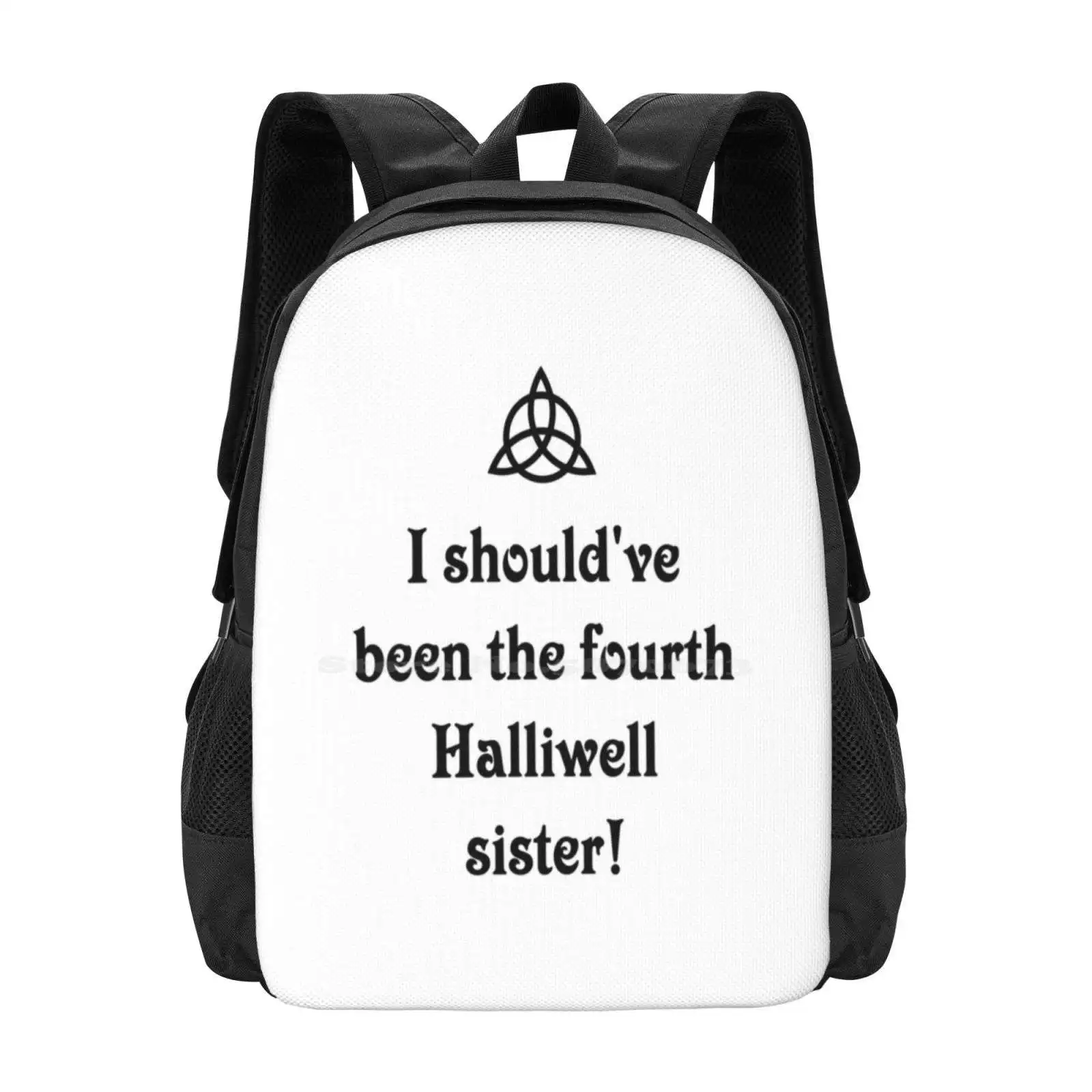 Charmed Halliwell Sisters. The Power Of Three Hot Sale Schoolbag Backpack Fashion Bags Charmed 1998 1998 Charmed Power Of Three