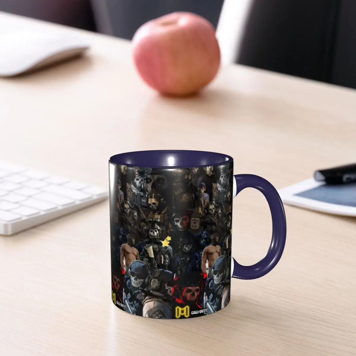 Simon Ghost Riley Mug Funny Ceramic Coffee Cups Tea Mugs Milk Cup Drinkware Gifts for Friends