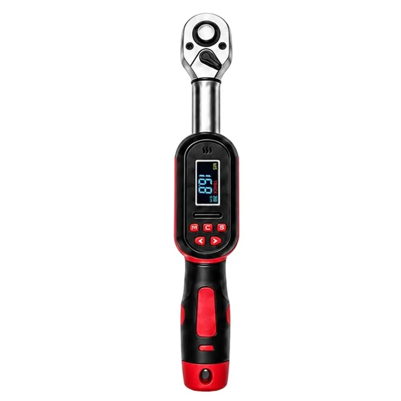 ABUN-3/8 Digital Torque Wrench With LCD Display Range 72T Ratchet Head For Auto Repair And Screw Fastening