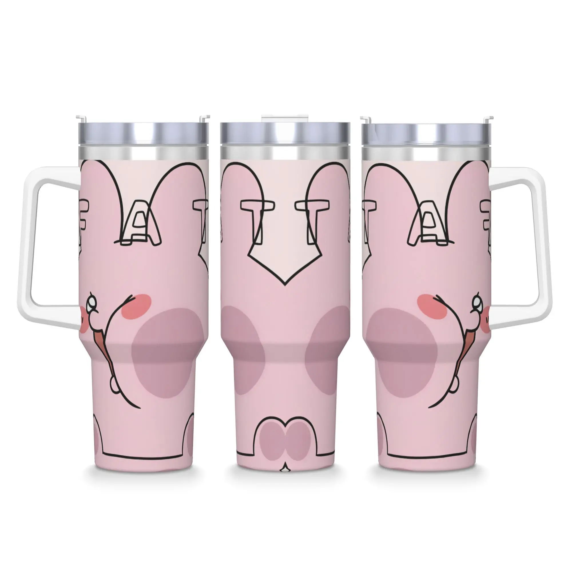 Stainless Steel Tumbler A-Asamimichans Thermal Mug  Leakproof Hot Drinks Car Mugs Camping Graphic Water Bottle