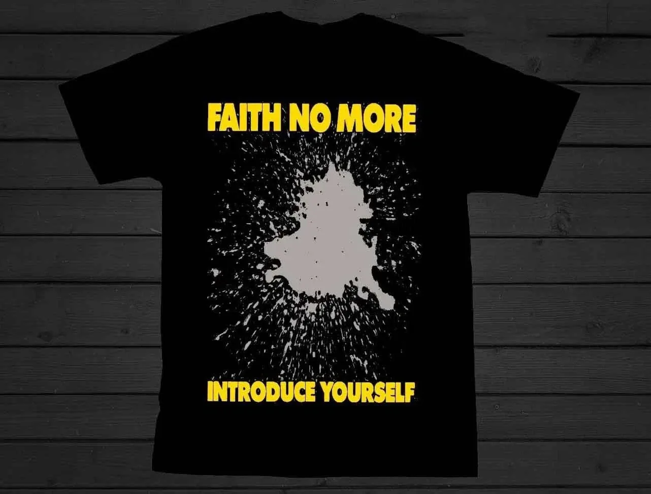 

Vintage FAITH NO MORE Introduce Yourself Cotton Black All Size T Shirt AHN02409