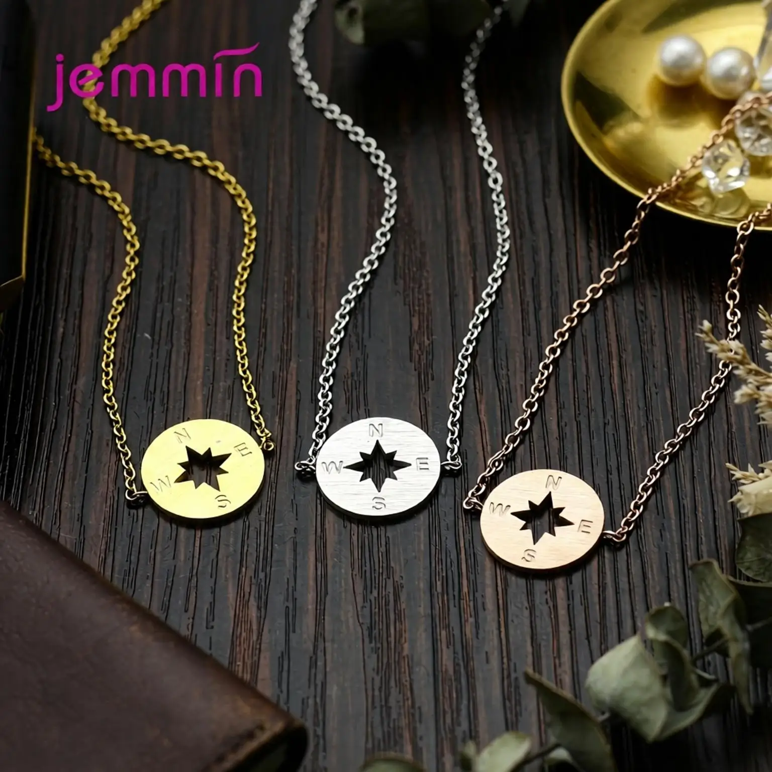 Antique 925 Sterling Silver Round Compass Design Letter Adjustable Bracelets For Women Men Anniversary Party Nice Jewelry Gifts