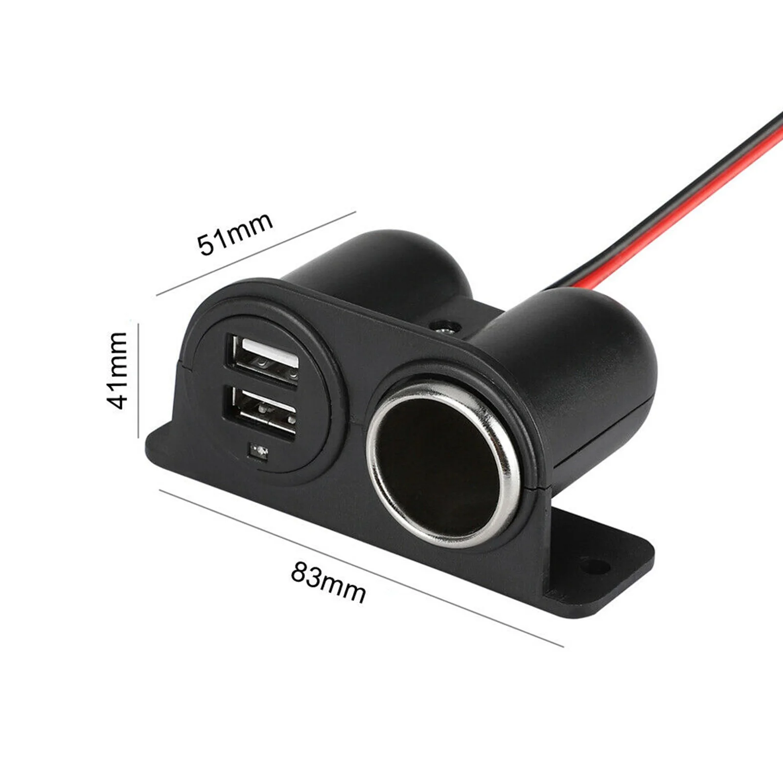 Car Charger Adapter Car Cigarette Lighter Splitter 3.1A Dual USB for Phone Car-Charger Auto Cigarette Lighter Charging