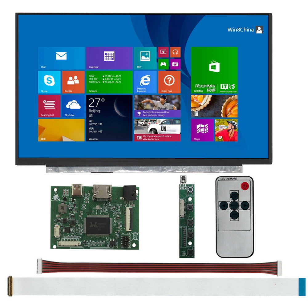 

13.3 Inch Screen Display LCD Monitor With Driver Control Board HDMI-Compatible for Orange Raspberry Pi 2 3 4
