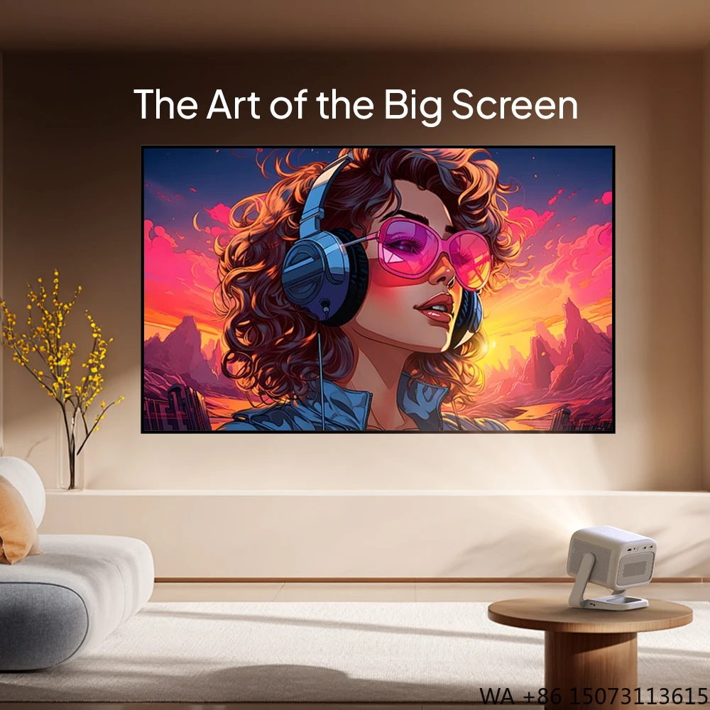 

Высококачественный HD 8K экран для проектора с фиксированной рамкой, 100-150 дюймов, серый, настенный, формат 16:9