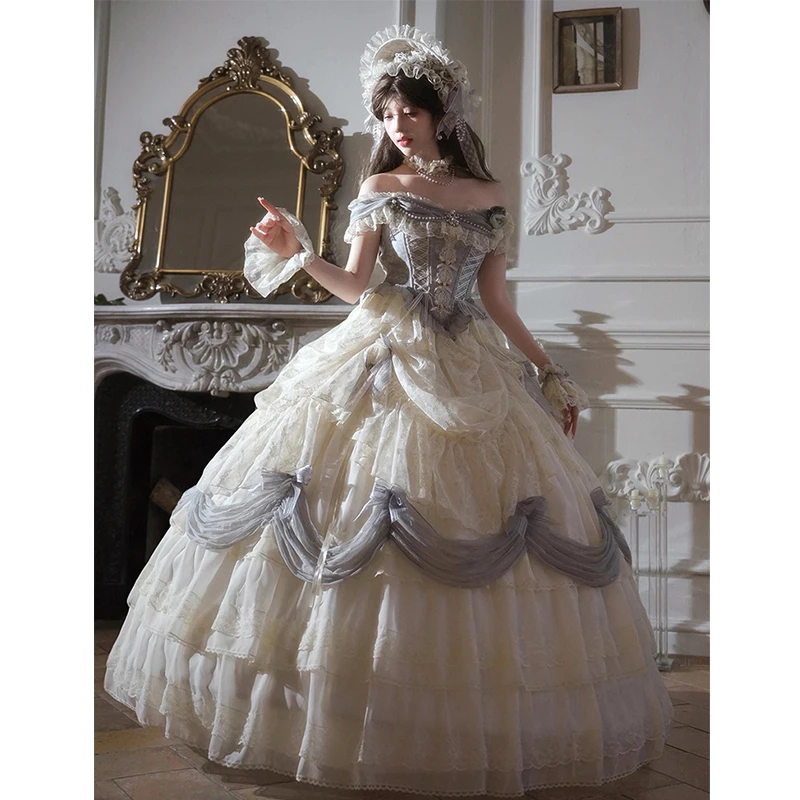 

Lolita Sweet Wedding Evening Dress Female High-End Student Day Adult Ceremony Dress Graduation Performance