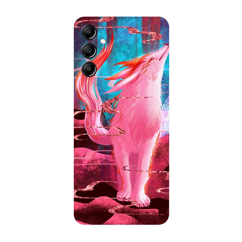 Para Samsung A14 5G 4G Funda  Hojas  Panda  Carcasa de TPU suave para Samsung Galaxy A54 A34 A24  Funda de silicona A04 A04e A04S  Funda