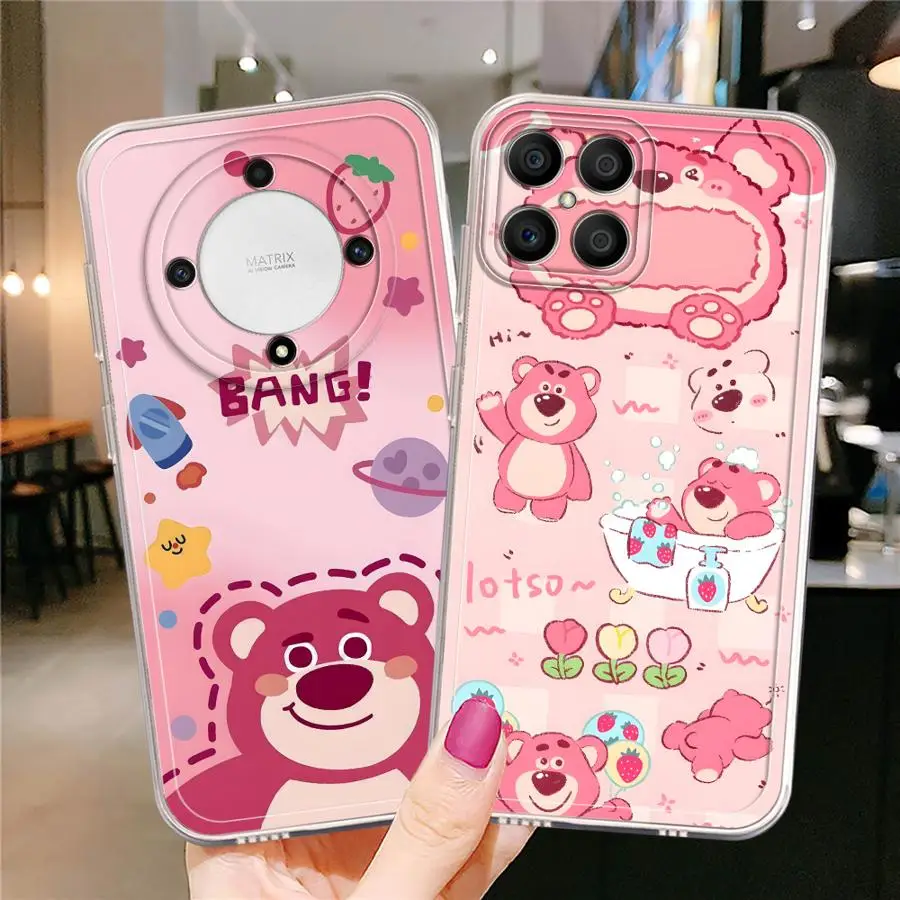 เคสสำหรับ Honor X8b X7b X9a X8a X8 X9b 90 Lite เคสโทรศัพท์แบบนิ่มดิสนีย์ คิวท์ ล็อตโซ