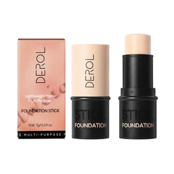 Concealer Foundation Full Cover Foundation Stick Face Makeup Primer Pen Longwear Shaping Stick BB Cream for Womens Girls