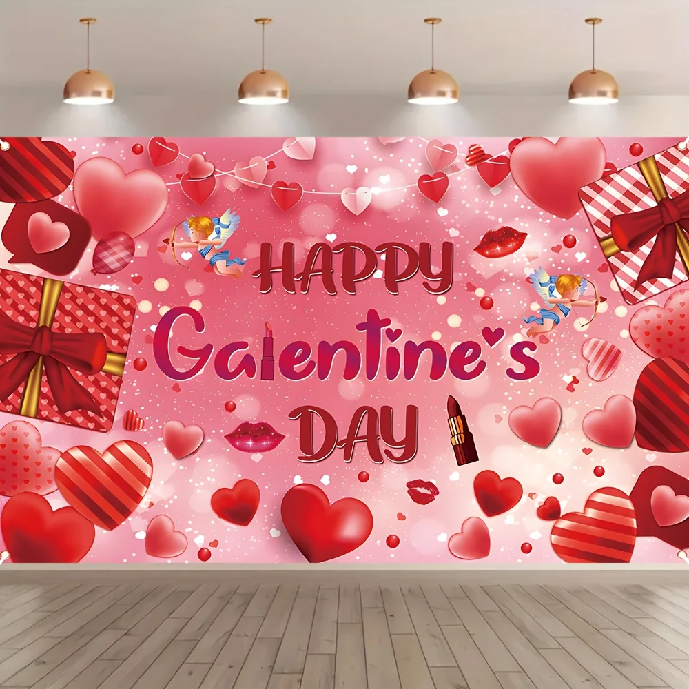 

VIKAMA Best Friends Festival Tapestry Pink Background Love Background Wall Best Friends Party Girls Room Decoration