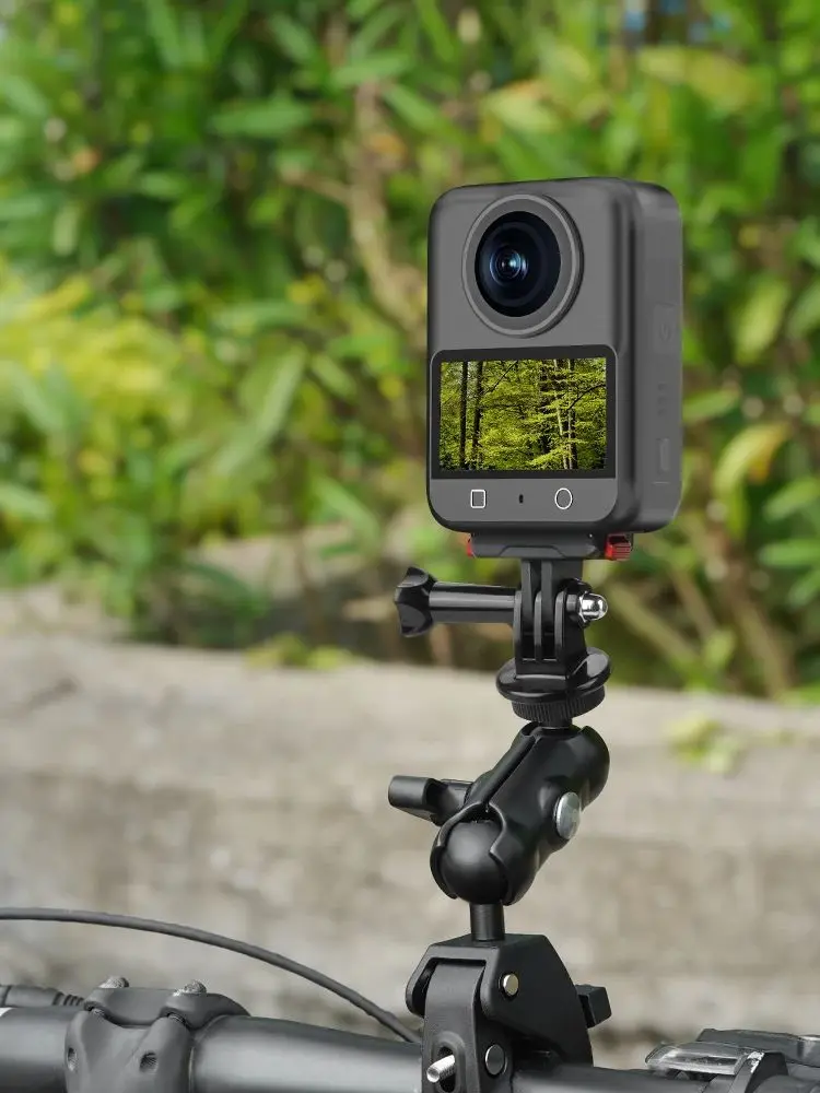 AliExpress BRDRC Camera Clamp Mount Bike for DJI OSMO 360/Action 5 Pro/Insta360 Accessories Motorcycle Handlebar Mounts Adjustable Holder