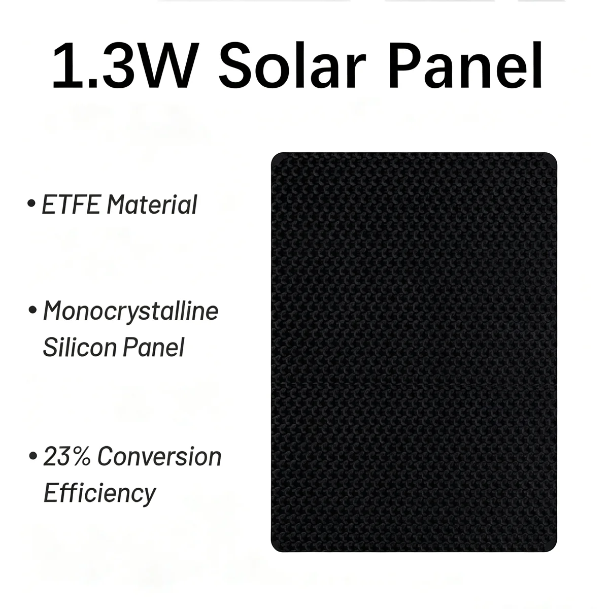 Panneau solaire efficace 5V 0,26A 1,3W, mini système solaire, kit solaire DIY avec fil, cellule de panneau solaire ETFE pour projet électronique
