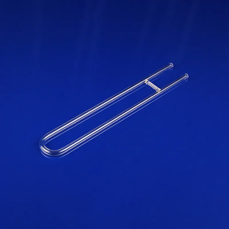 Fused Silica U-Shaped Adsorption Tube BET Analysis Sample Tube Micromeritics Lab Testing Tube