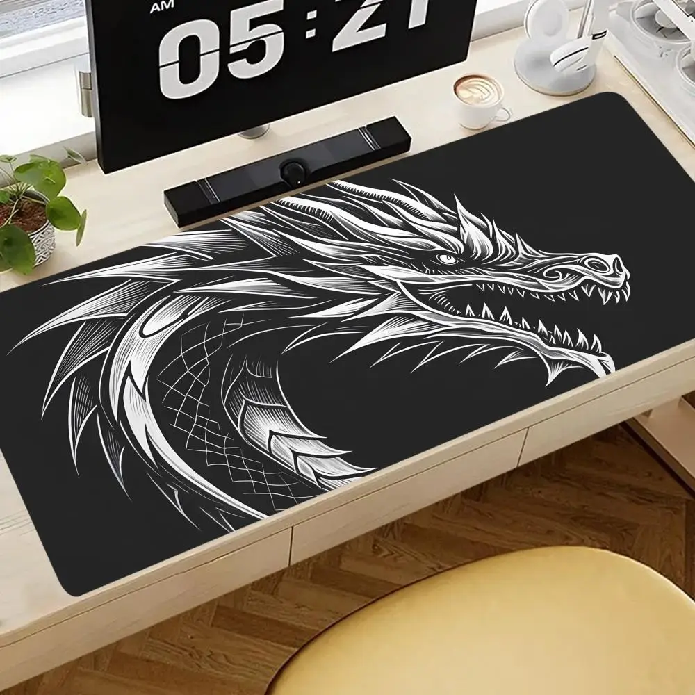 Grand tapis de souris, tapis de bureau, tapis de souris antidérapant en caoutchouc, accessoires PC, robuste et durable, universel pour tous les scénarios