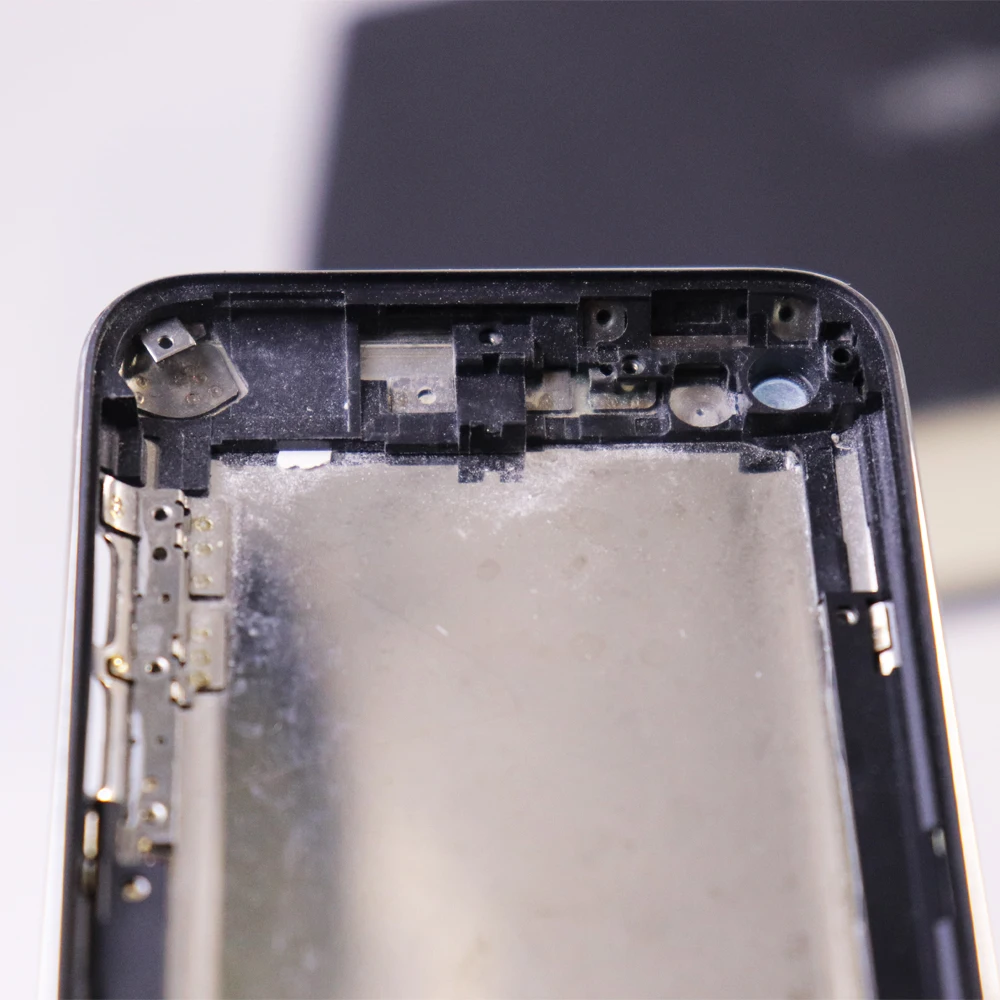 Leeres Metallrückgehäuse Schwarz Weißer Rahmen Halterung Silber Gold Schwarz für iPod Touch 4. Generation 4G 8GB 16GB 32GB 64GB – Detail 3