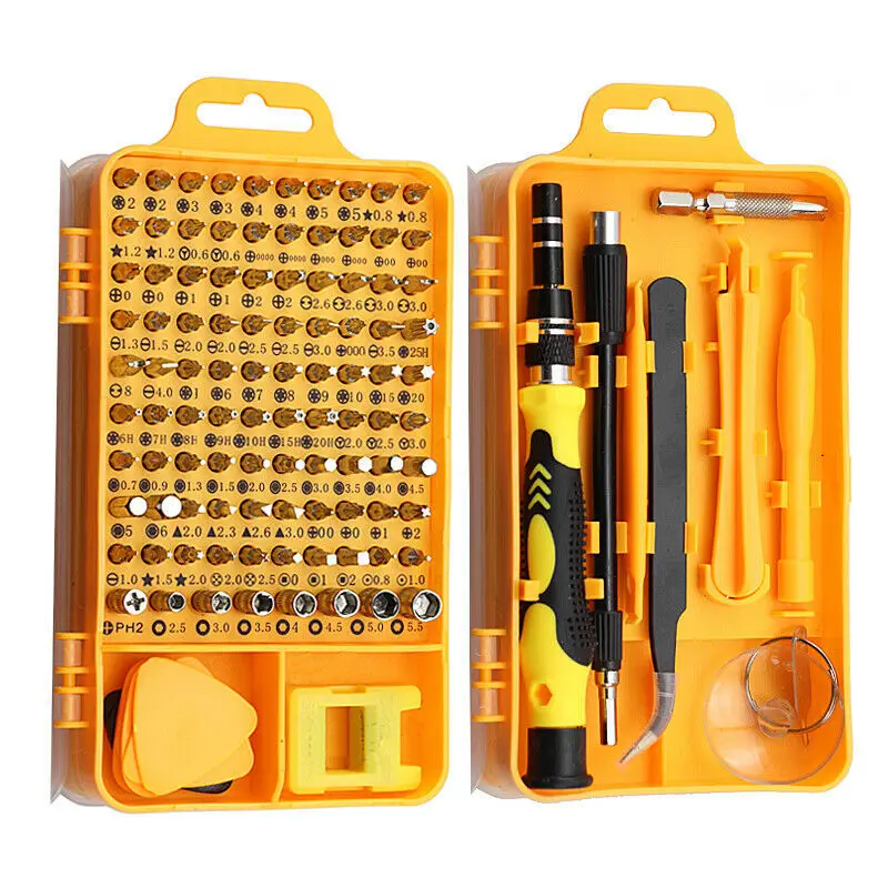 115 in1 Mobile Phone Repair Tools Multifunctional Screwdriver Set Computer PC Equipment Screw Driver Insulation Manual Household