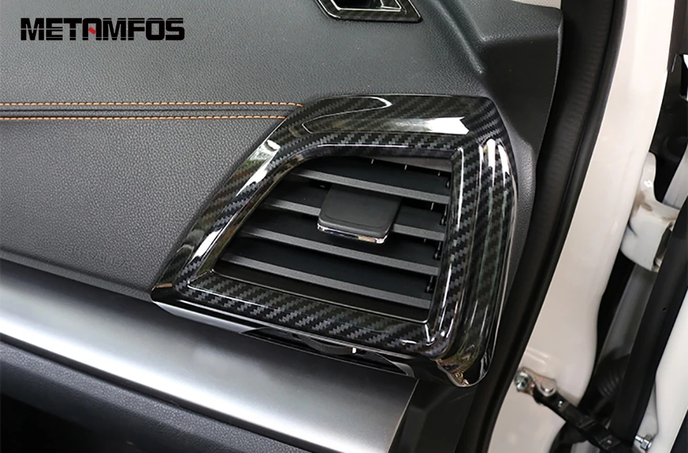 Air Condition Vent Outlet Cover Trim For Subaru XV SUV 2018-2023 Crosstrek 2021-2023 Impreza 2016-2022 Carbon Fiber Accessories