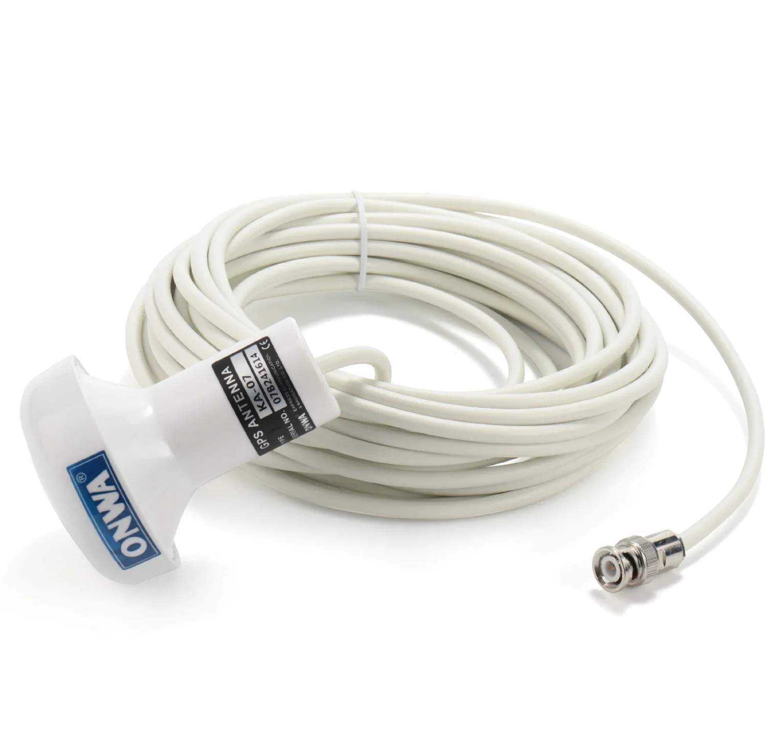 

ONWA KA-07 Marine GPS Antenna with 10m Cable and BNC connector supplied as standard