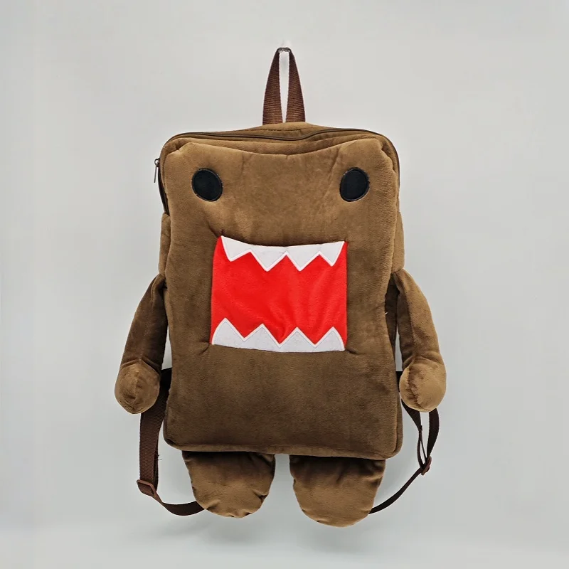 

TreasuringU Domo Kun плюшевый рюкзак коричневая мягкая сумка для женщин мужчин и детей милая маленькая сумка через плечо