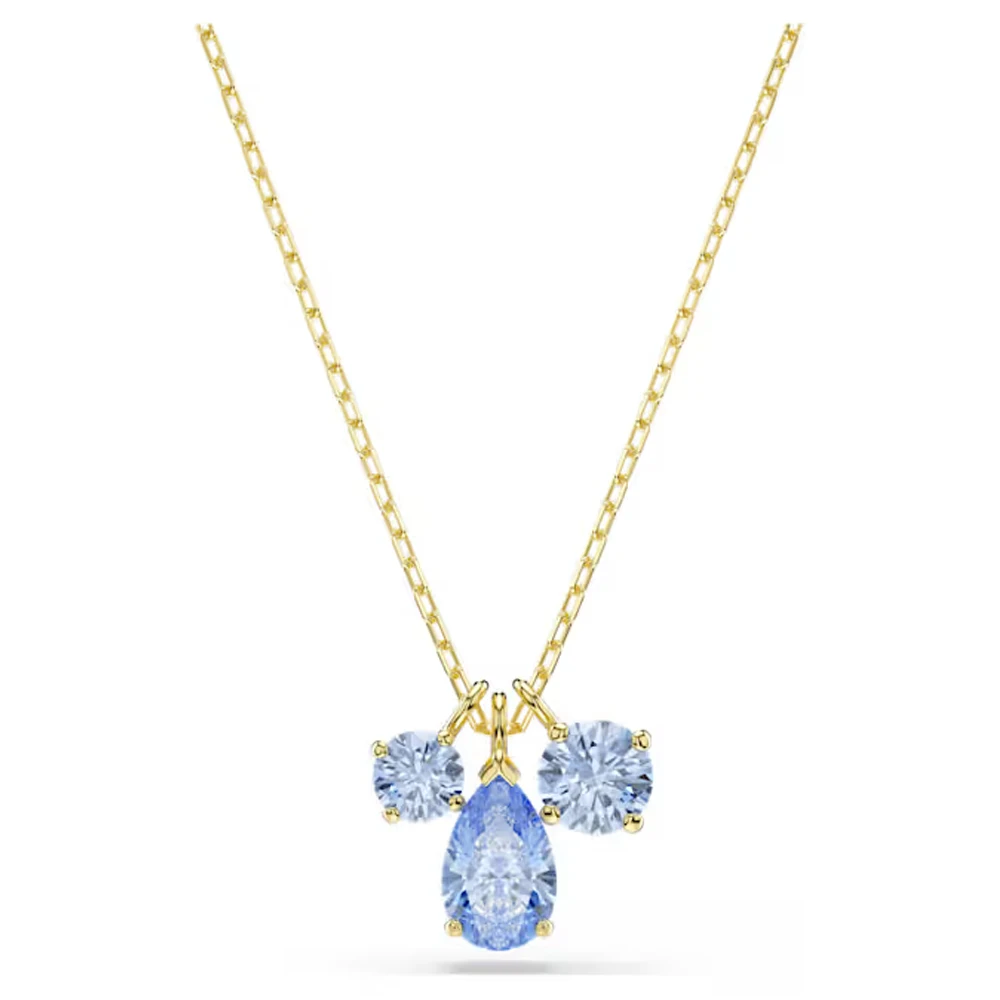 High Quality 2026 Fine Party Jewelry Sets Charming Pink Heart-shaped Gold Droplet Crystal Necklaces Bracelet Earrings for Ladies image 3