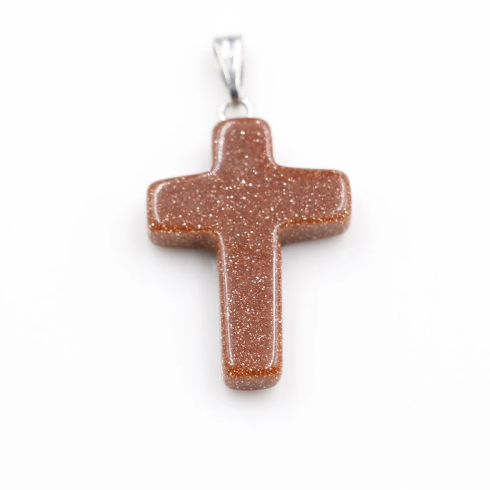 

30pcs Stone Pendants Fashion Punk Long Decorative Beads Jewelry Crafts Accessories