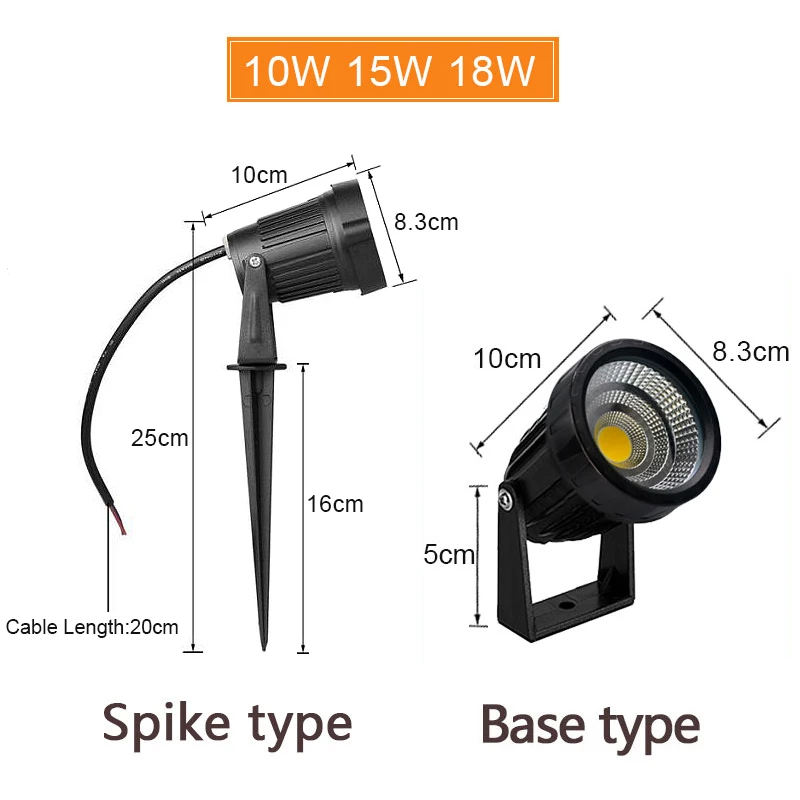 6Pcs Garten Rasen Lampe AC85-265V 7W 5W 10W 15W Mini5W DC12-24V Outdoor LED Spike licht Pfad Landschaft Wasserdichte Spot Lampen