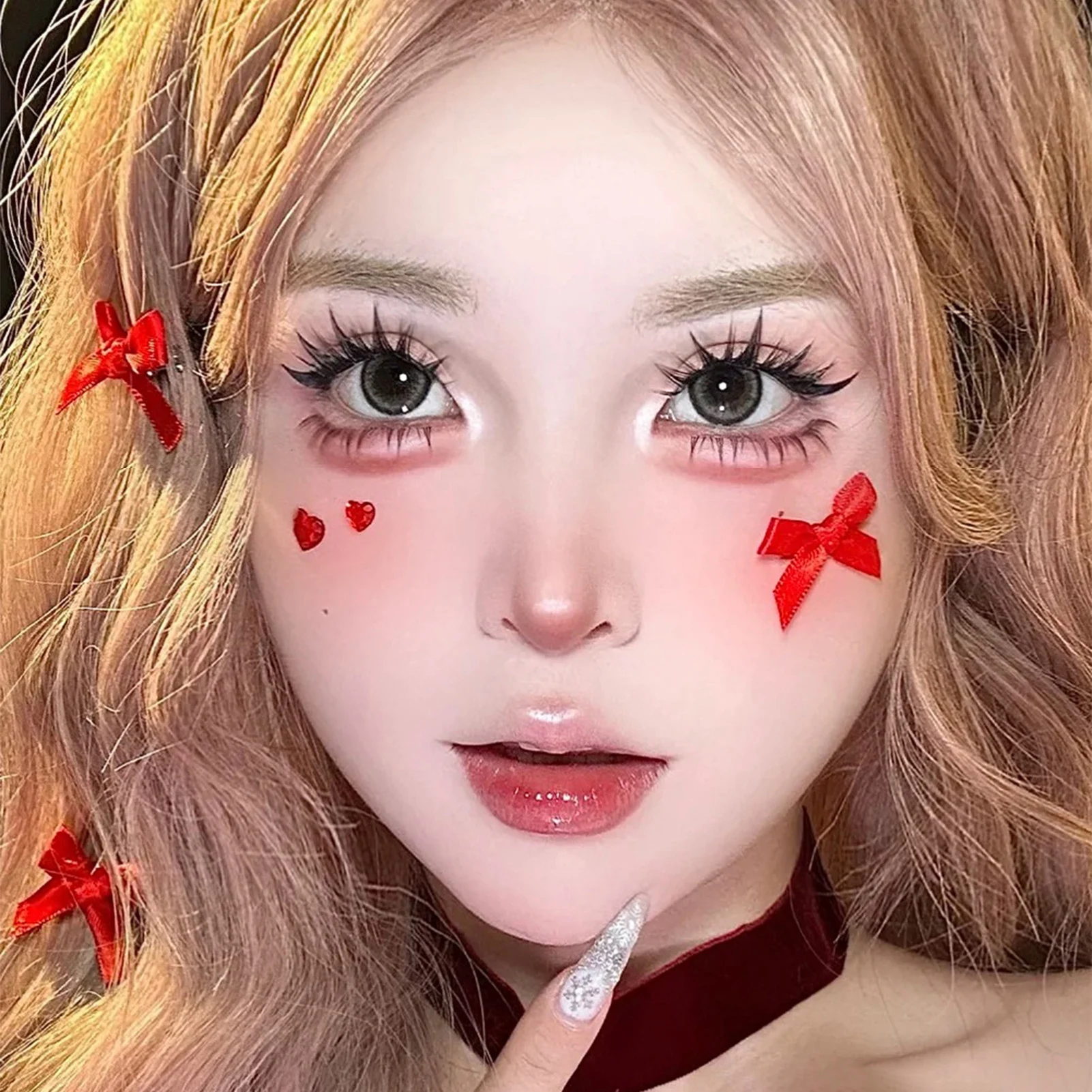 マンガ下まつげフルストリップつけまつげ女性用超軽量コミックまつげエクステンションパーティー結婚式やデートメイク用