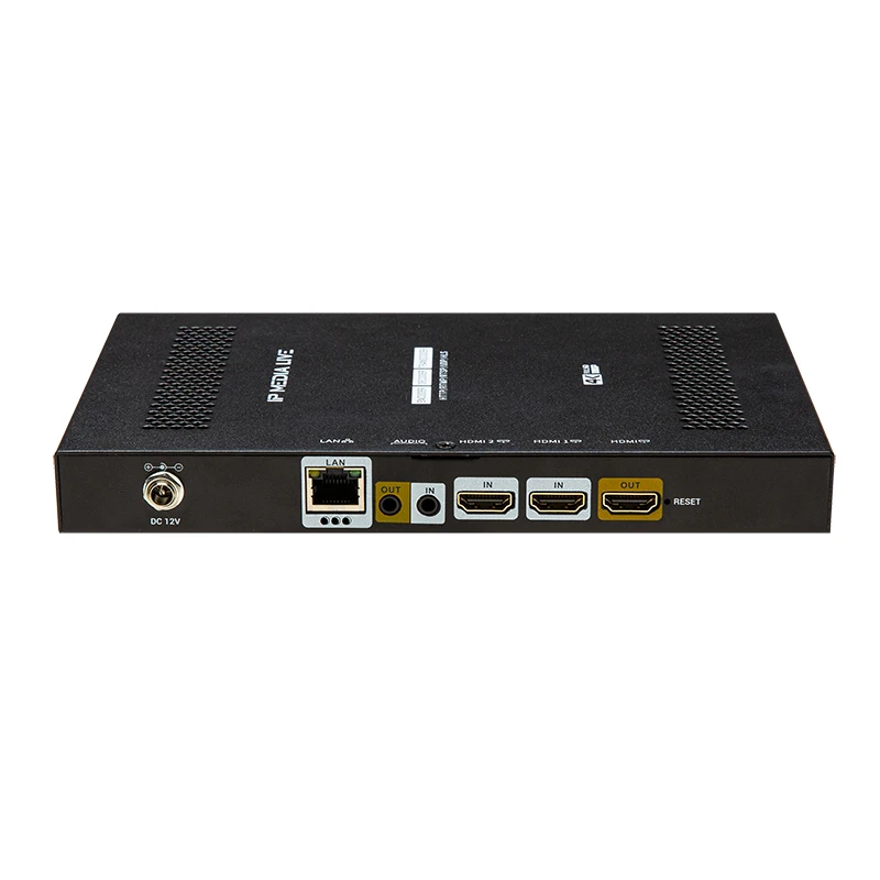 Dibview 2-Channel 4K UHD Encoder Decoder H265 H264 Video Streaming Live for  OTT Hotel Solution with UDP HTTP HLS RTMP RTSP