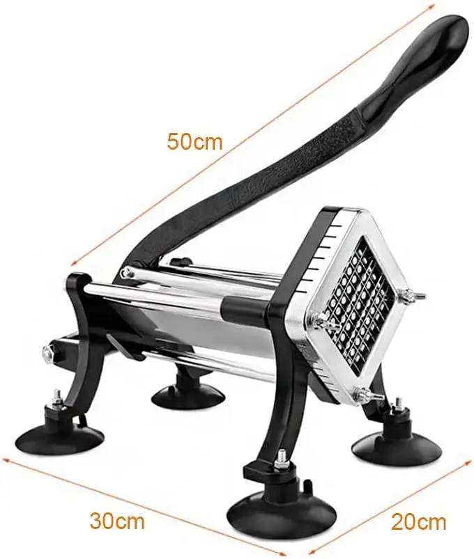 Manual French Fries Cutter, Restaurant Kitchen Dicing Machine, Efficient And Durable Gadget,Machine,13mm grid