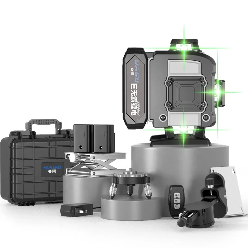 Lazer Level 12 Linien 3D Cross Line 360 Laser Level Grüner Strahl 16 Linien Nivel Laser
