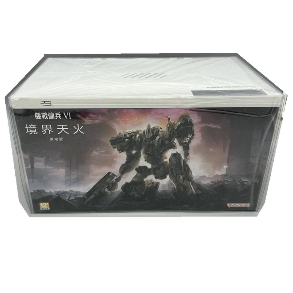 Transparent Box Protector For Sony PS5/ARMORED CORE VI FIRES OF RUBICON Collect Boxes TEP Storage Game Shell Clear Display Case