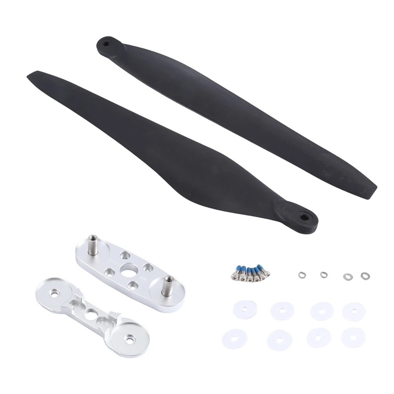 

2 шт. 3411 CW складной пропеллер для Hobbywing X9, двигатель силовой системы для сельскохозяйственного дрона с адаптером, простая установка, простота в использовании