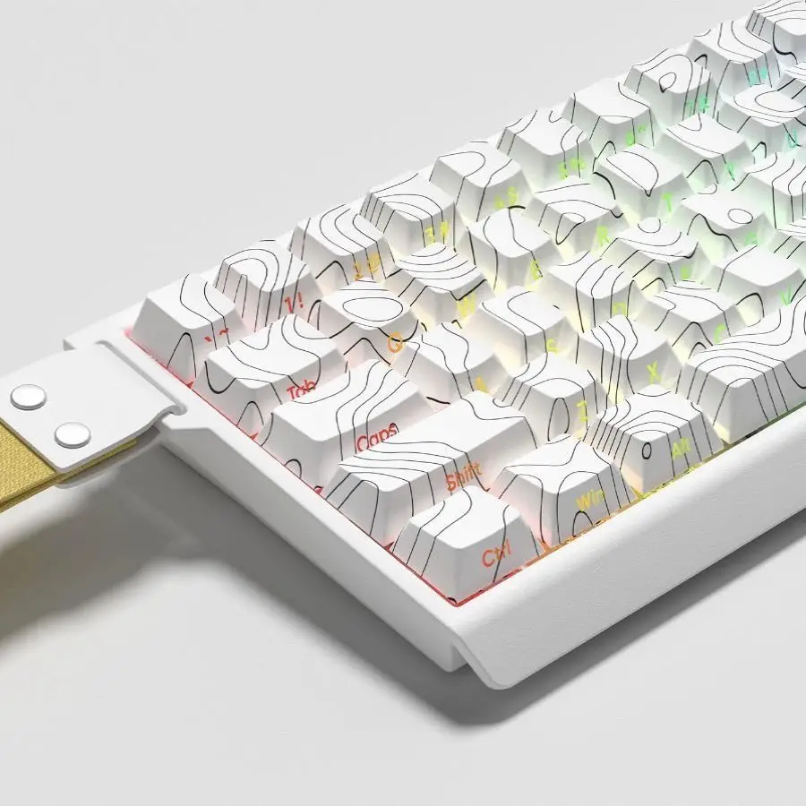 

Side Engraved Keycaps Contour 2.0 Original Factory Height Customized PBT Keycap Ukiyo-e Translucent Mechanical Keyboard Key Caps