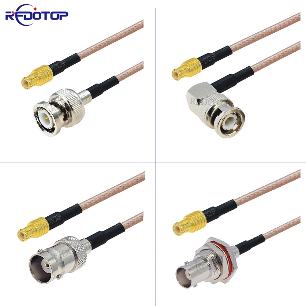 RG-316 BNC Male/Female to MCX Male Straight Connector 50 Ohm RG316 RF Coaxial Cable Extension Cable Coaxial Jumper Cord 10cm-5m