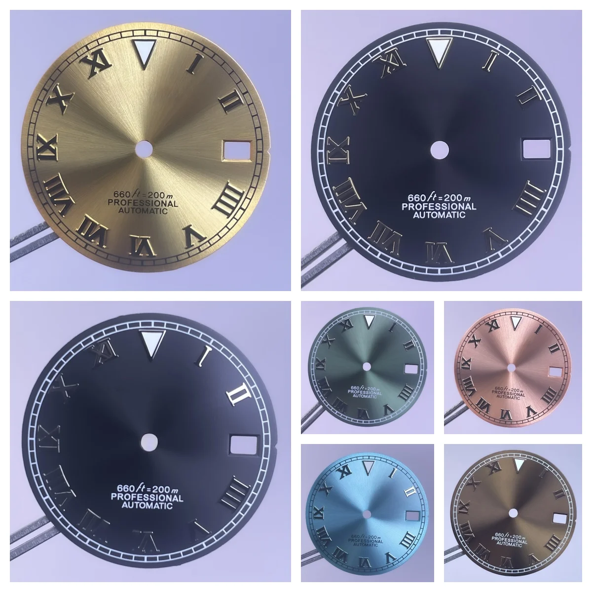 

NH35 Dial S Logo 28.5mm Green Luminous Suitable For NH35N/H36Sunray 62MAS Prospex Roma Index Replacement Mod Parts Watch Dial