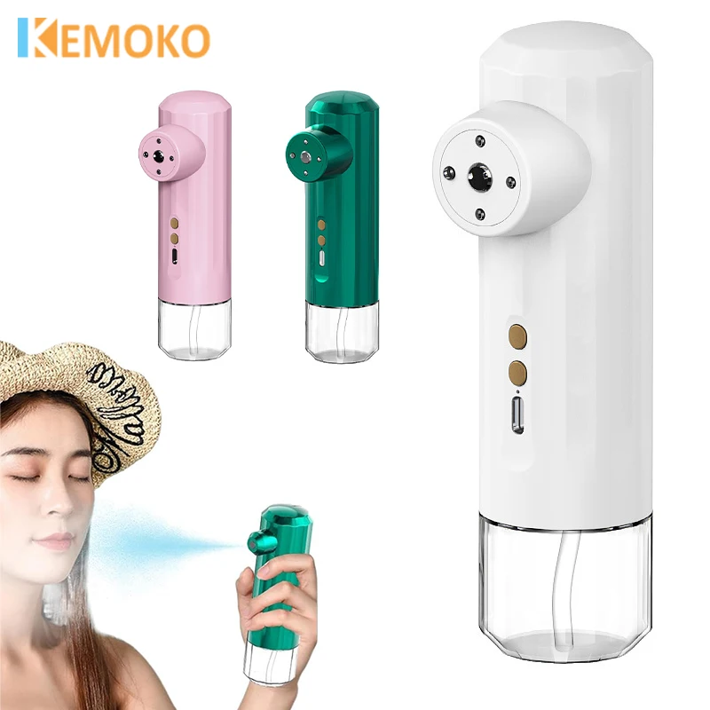 

Mist Sprayer Handheld Nano Beauty Instrument Mini Hydrating Humidifier Skin Red Light Therapy Portable Facial Steamer Nebulizer