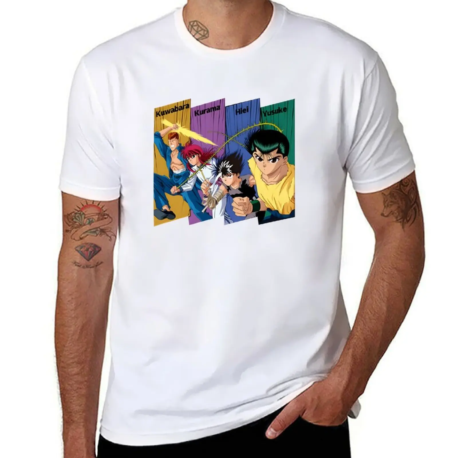 

YuYu Hakusho Anime Cosplay T-Shirt t shirts for man slim fit man t shirt luxury T-Shirt